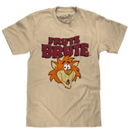Frute Brute Cereal Retro 70s Cartoon Werewolf T-Shirt - Cream