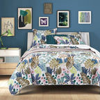 Five Queens Court Rockaway Blue Quilt Set or Euro Sham