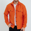 Harvey Plaid Lumberjack Shirt // Orange