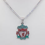 Liverpool Football Club Necklace – LFC Crest Pendant Jewelry Gift for Fans