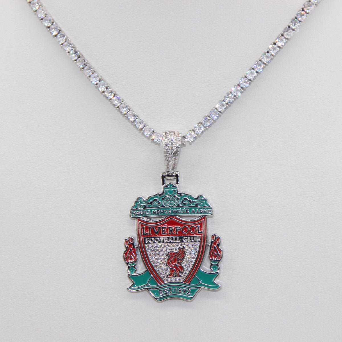 Liverpool Football Club Necklace – LFC Crest Pendant Jewelry Gift for Fans