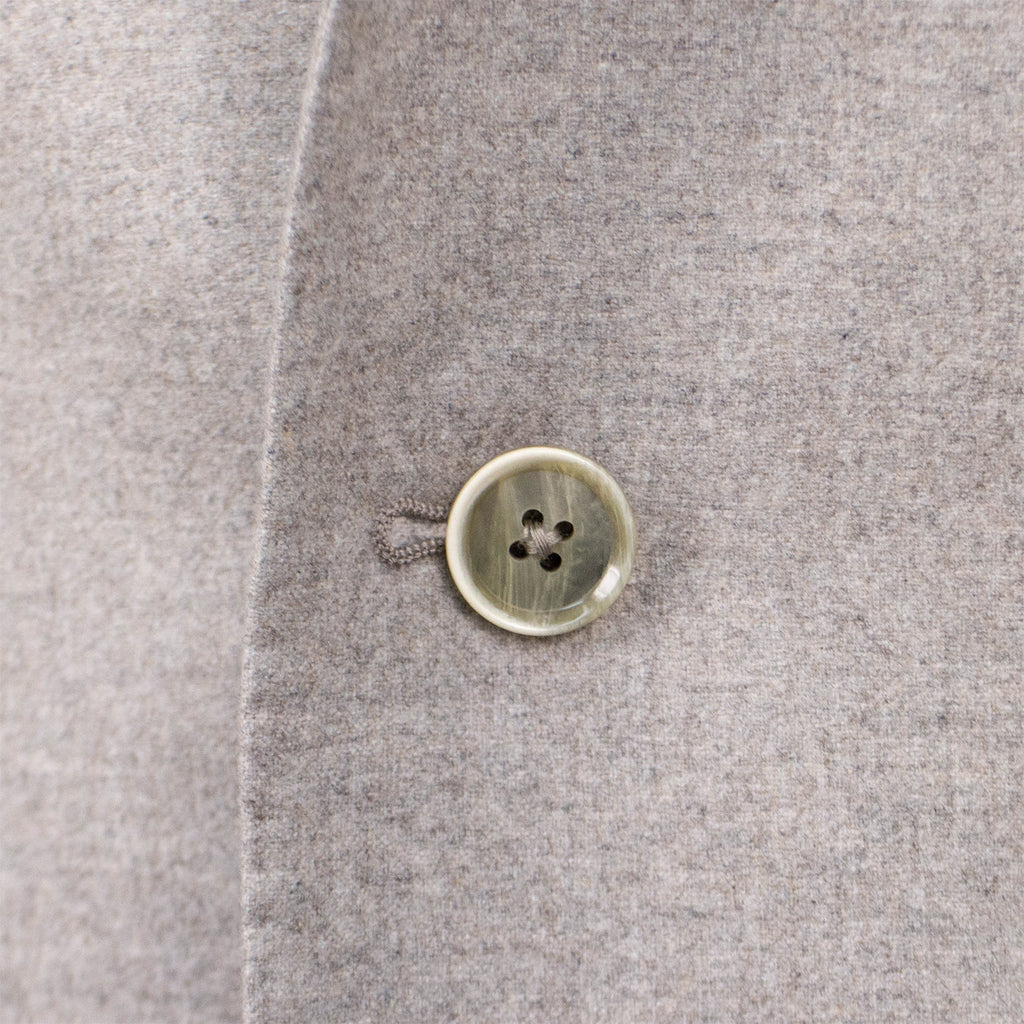 Wool Blend 3 Roll 2 Button Slim Fit Suit // Beige