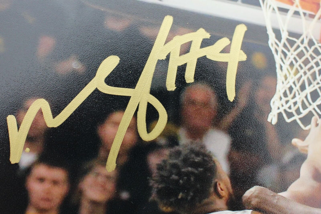 Mohamed Mo Bamba Gold Signed 8x10 Photo Texas Longhorns Dunk JSA 136054