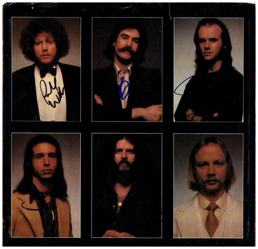 Kansas Signed X5 Autographed Album Sleeve Insert