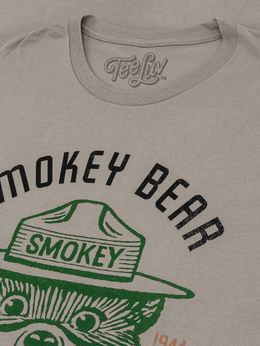 Est 1944 Smokey Bear Shirt Only You Can Prevent Wildfires T-Shirt - Light Gray