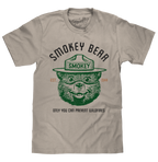 Est 1944 Smokey Bear Shirt Only You Can Prevent Wildfires T-Shirt - Light Gray