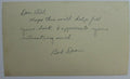 Bob Dean Maryland Terrapins Signed/Autographed Vintage 1948 GPC Postcard 144795