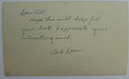 Bob Dean Maryland Terrapins Signed/Autographed Vintage 1948 GPC Postcard 144795