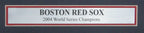 Boston Herald Newspaper Oct 28, 2004 Red Sox World Series Champs Framed 165883