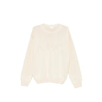 Crew Neck Sweater With Logo Detail