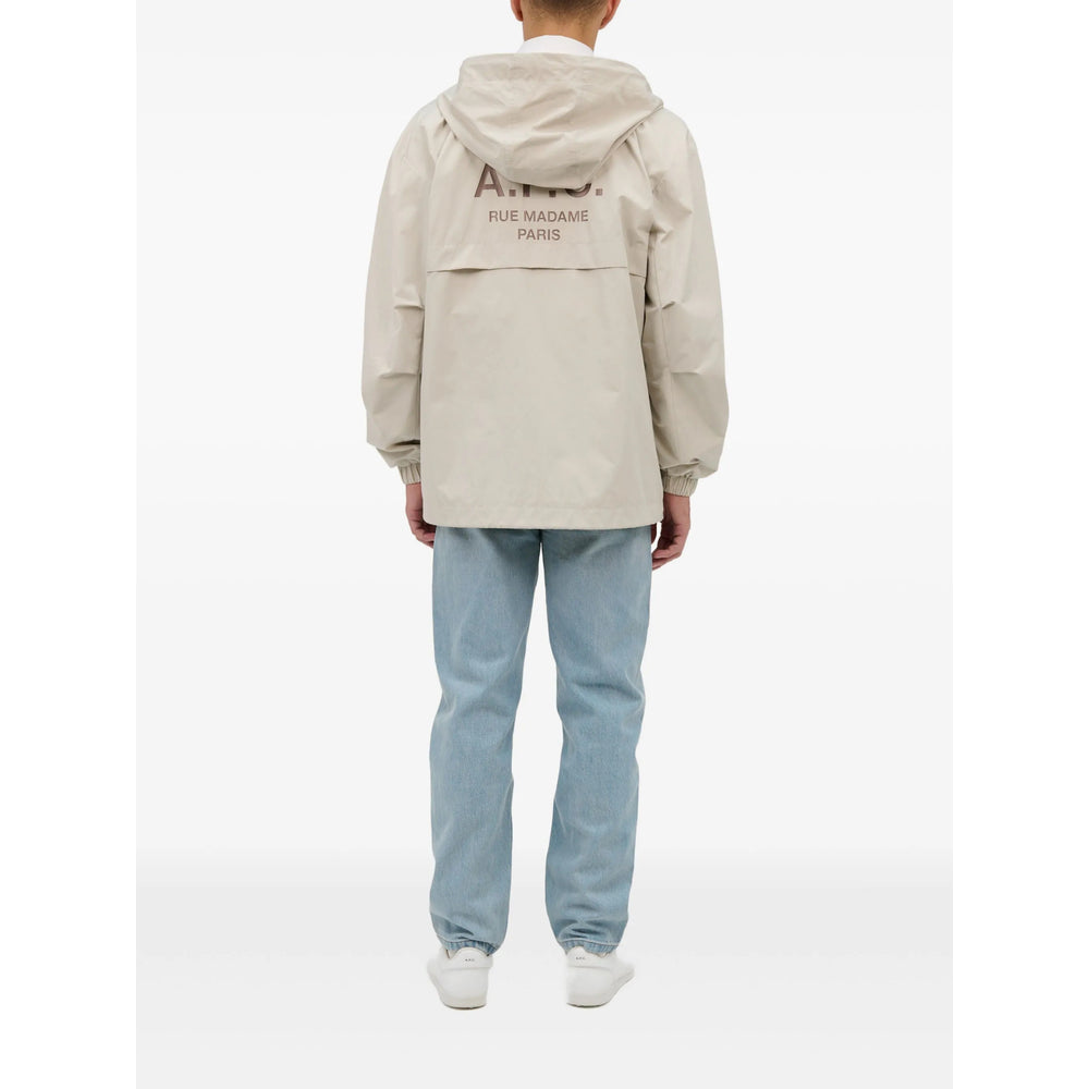 Hooded Windbreaker Neutrals