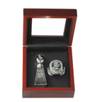 Philadelphia Eagles 2025 Championship Ring & Trophy Replica Set — Hurts (#1) or Barkley (#26) Edition