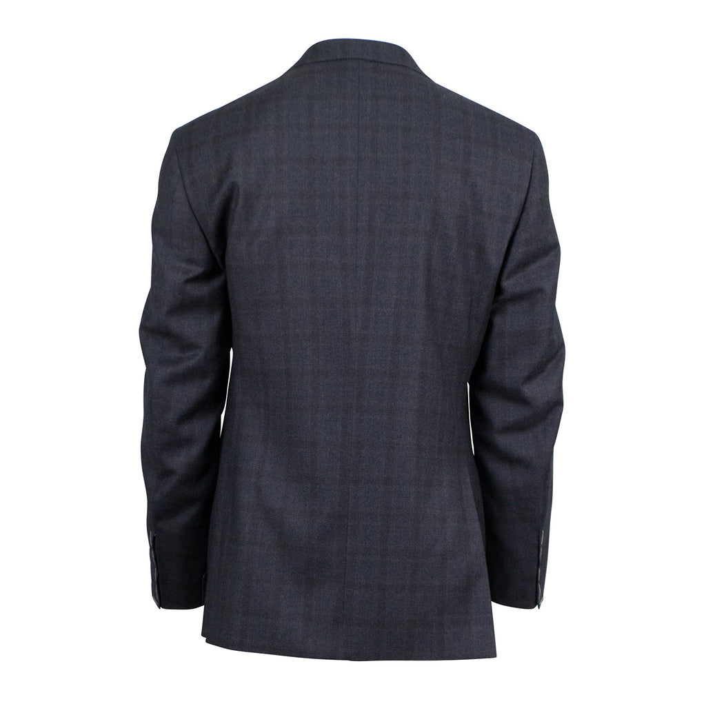 Windowpane Wool 2 Button Suit // Charcoal