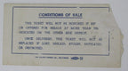 Vintage 1955 Pittsburgh vs. Navy College Football Game Ticket Stub