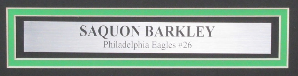 Saquon Barkley Signed/Auto 16x20 Photo Framed Philadelphia Eagles Beckett 190036