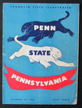 1958 Penn State vs. Pennsylvania College Football Game Program 09/27 176209