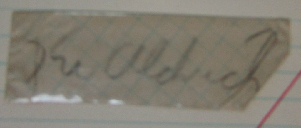 Ki Aldrich d.1983 TCU/Chicago Cards CFB HOF Signed Cut PSA/DNA 145805