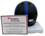 Carson Wentz Signed/Inscr Indianapolis Colts Eclipse Mini Helmet Fanatics 159901