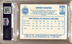 1985-86 Star Company #163 Derek Harper Mavericks Signed Card PSA/DNA 178886