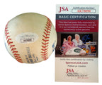 Pedro Martinez HOF Autographed/Inscribed OML Baseball Boston Red Sox JSA 180377