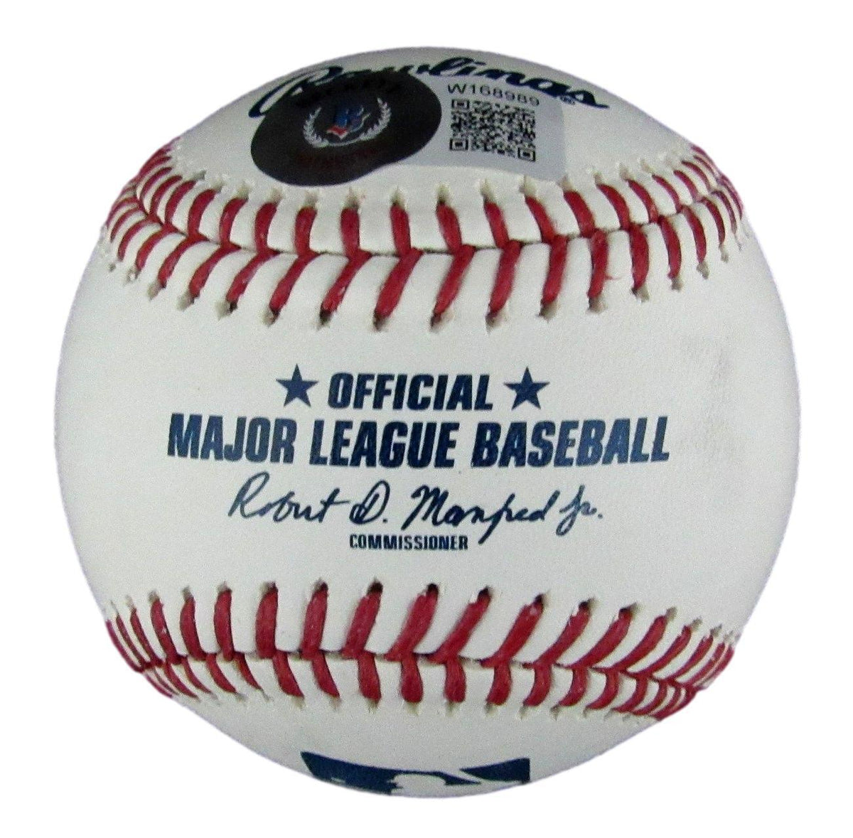 Dennis Martinez Autographed/Inscr El Presidente OML Baseball   Beckett 176896