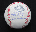 Angel Berroa Signed/Auto Yankees 100th OML Baseball MAB Inscr 187108