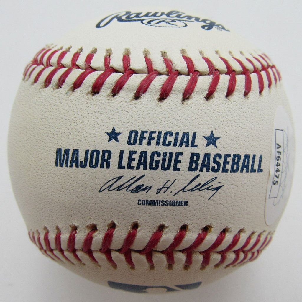 Stan Bahnsen Autographed OML Baseball New York Yankees JSA