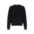 Crew Neck Wool Sweater Blue