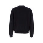 Crew Neck Wool Sweater Blue