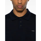 Sweater Navy Blue Cotton-Wool