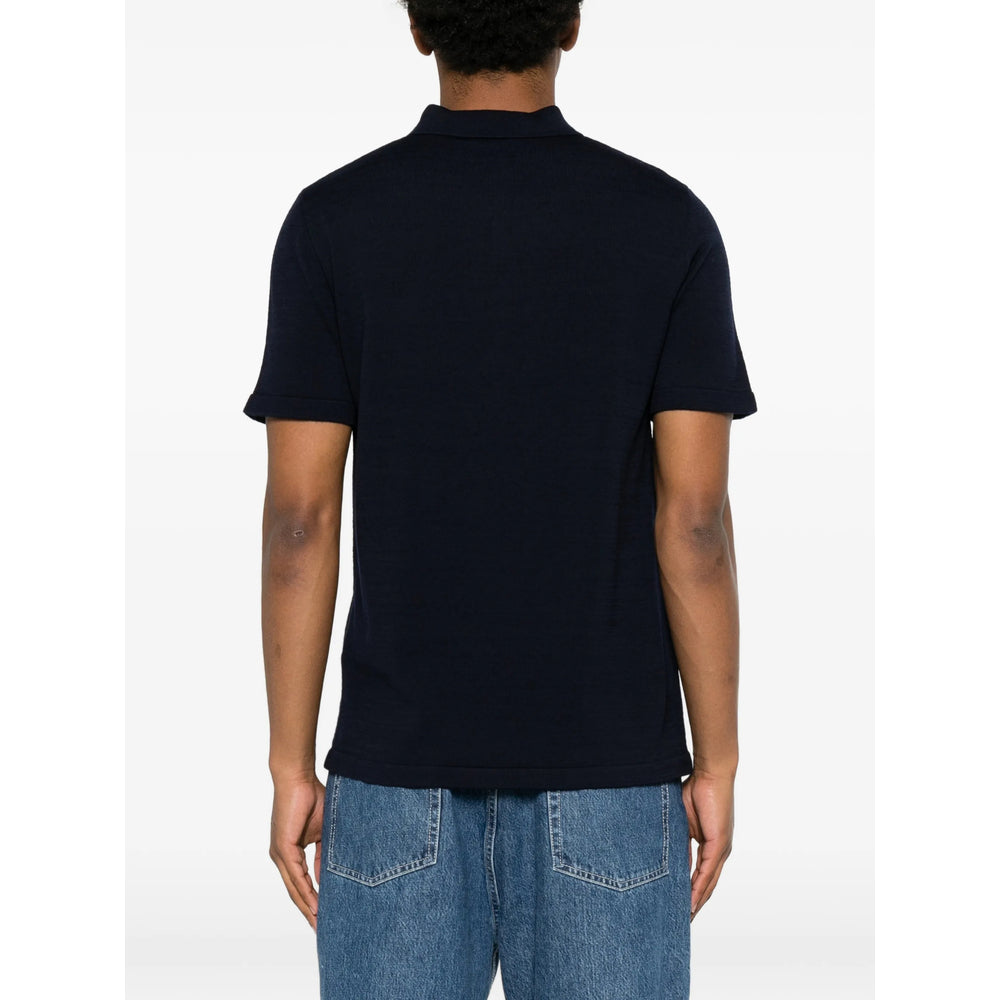 Sweater Navy Blue Cotton-Wool