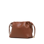 Crossbody Bag Brown Faux Leather