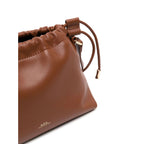 Crossbody Bag Brown Faux Leather