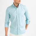 Nora Button Down Shirt // Mint Green