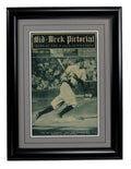 Mid-Week Pictorial Newspaper April 16, 1925 Babe Ruth New York Yankees Framed