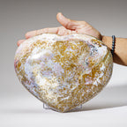 Polished Ocean Jasper Heart From Madagascar // V1