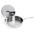 BergHOFF Professional 13pc Tri-Ply 18/10 Stainless Steel Cookware Set with SS Lids