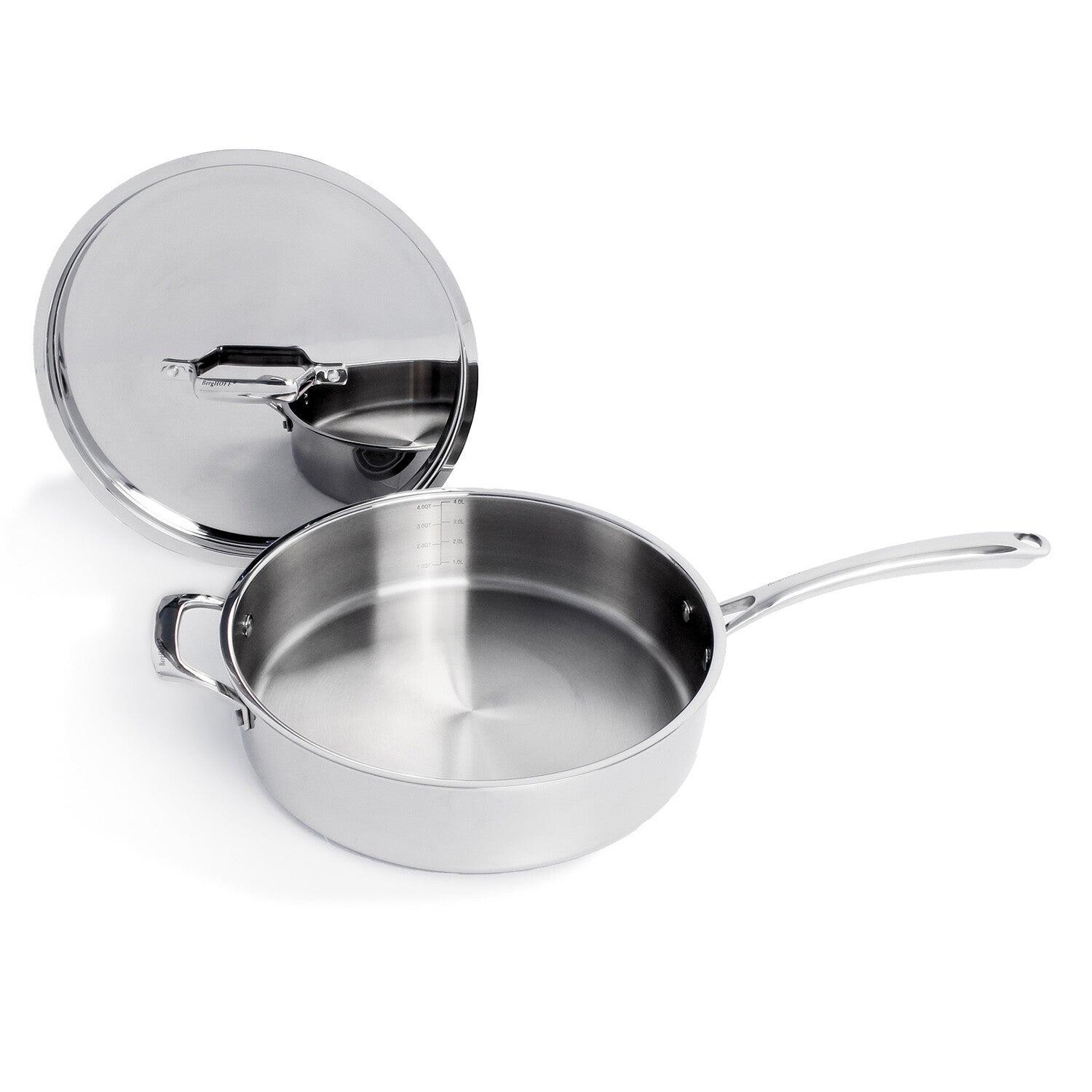 BergHOFF Professional 13pc Tri-Ply 18/10 Stainless Steel Cookware Set with SS Lids