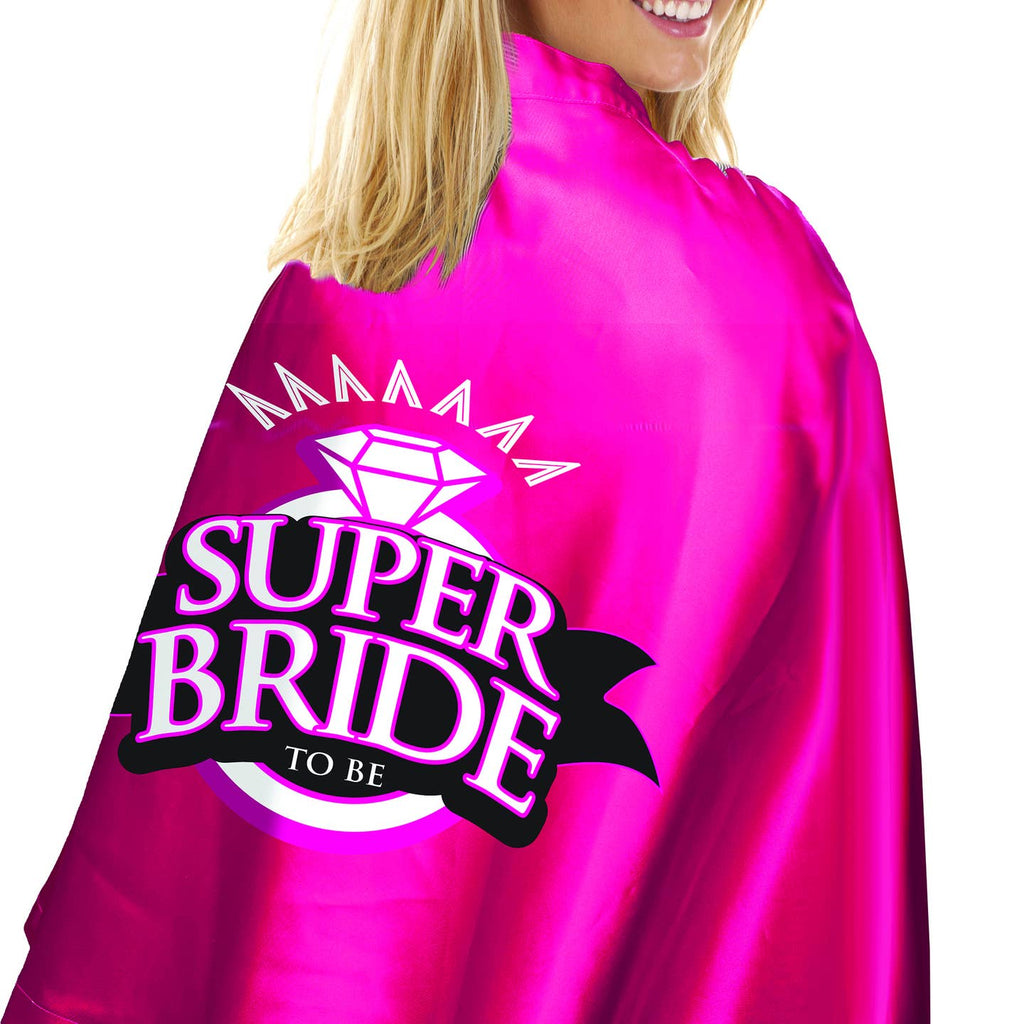 Super Bride Cape & Mask Set – Bachelorette Party Costume, Bridal Shower Gift