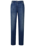 Versace Tailored Blue Cotton Jeans Women