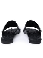 Burberry Black Leather Slippers Women