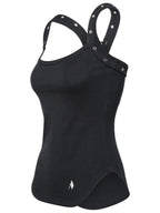 The Attico Black Cotton Top Women