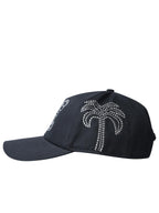 Palm Angels Black Cotton Hat Women