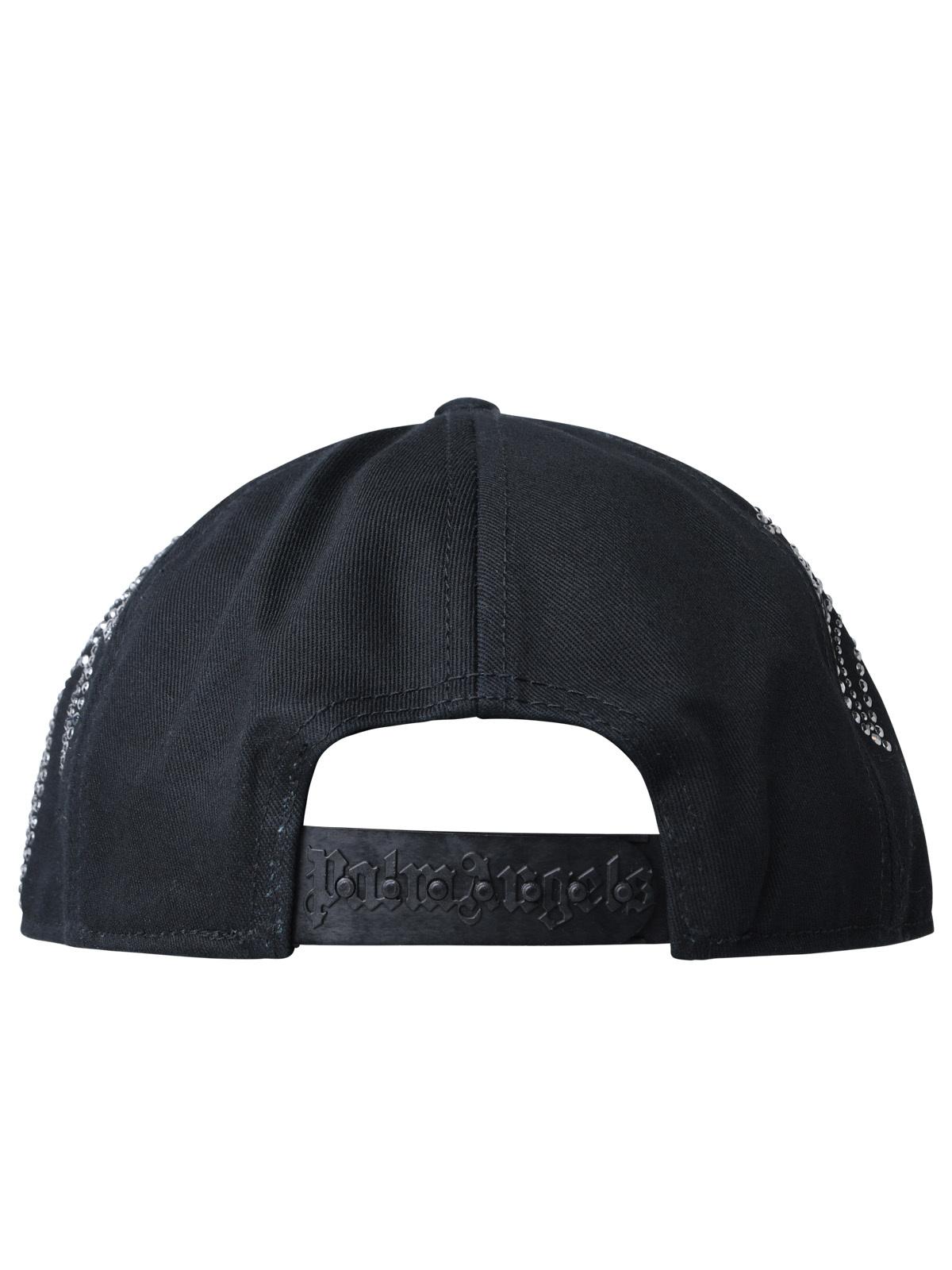 Palm Angels Black Cotton Hat Women