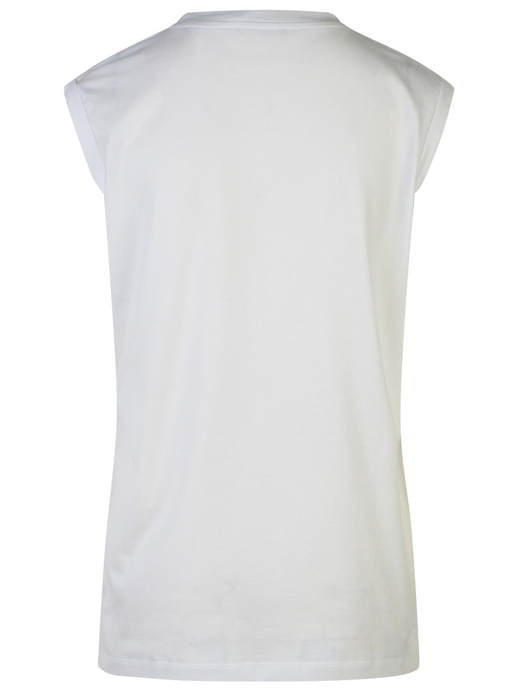 Balmain White Cotton Tank Top Women