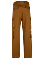 Dolce & Gabbana Brown Cotton Cargo Trousers Men