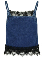 Off-White '20'S' Blue Denim Top Women