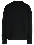 Palm Angels Black Cotton Sweatshirt Men