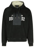 Dsquared2 Black Cotton Sweatshirt Men