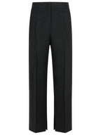 Jil Sander Black Viscose Blend Trousers Women